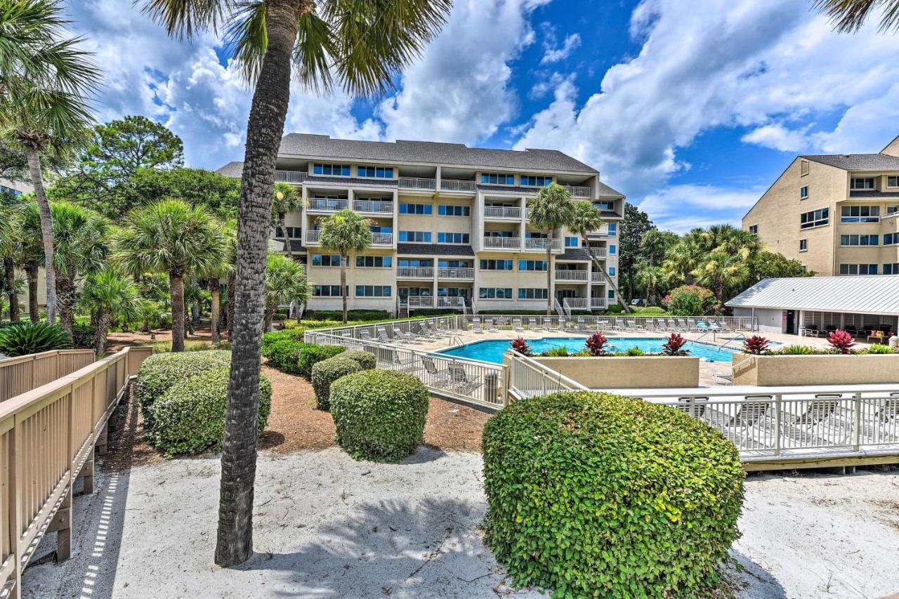 Palmetto Dunes Villa With Views Steps To Beach! ヒルトンヘッドアイランド エクステリア 写真